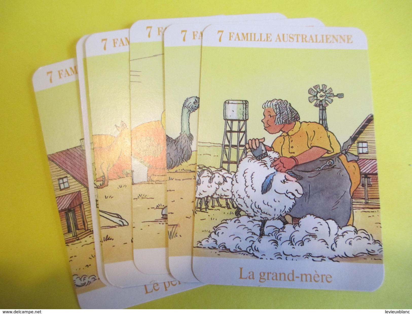 Jeux 7 Familles  à Théme/France Cartes/ "Autour Du Monde"/Saint Max /France/Vers 1990  CAJ18 - Other & Unclassified