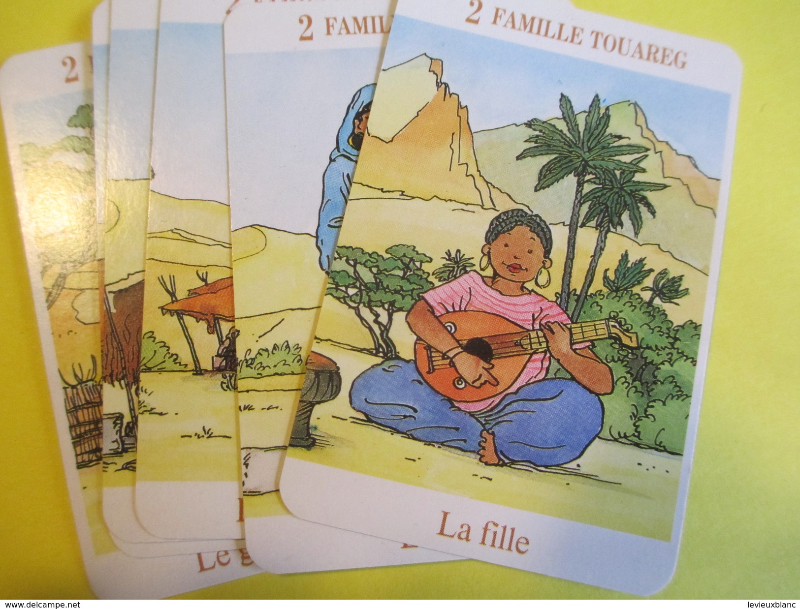 Jeux 7 Familles  à théme/France Cartes/ "Autour du Monde"/Saint Max /France/Vers 1990  CAJ18