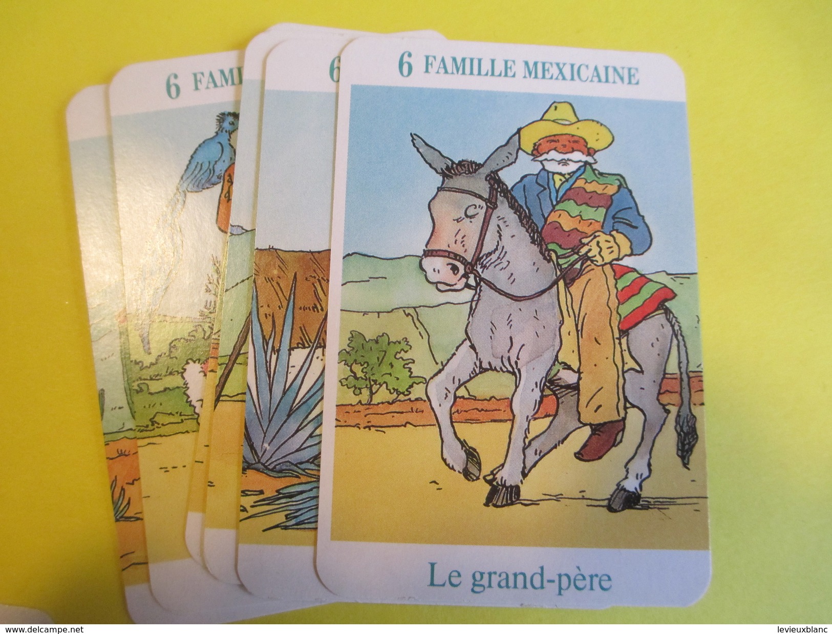 Jeux 7 Familles  à théme/France Cartes/ "Autour du Monde"/Saint Max /France/Vers 1990  CAJ18