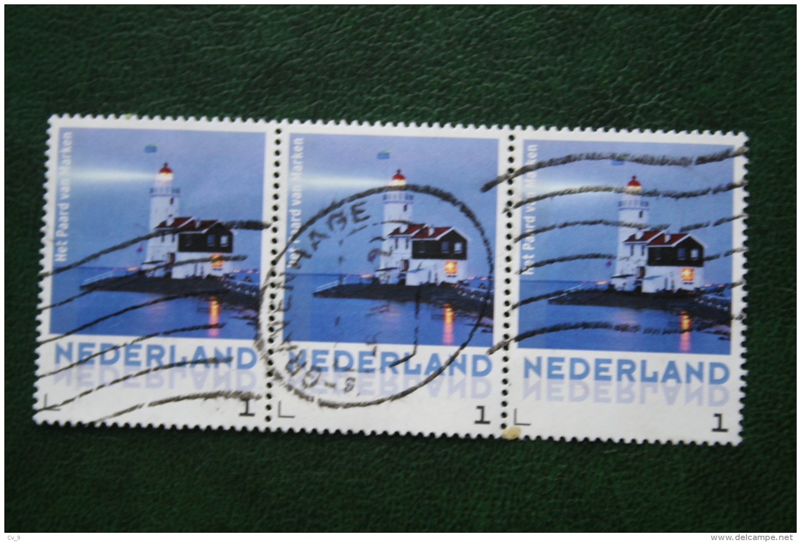 Vuurtoren Lighthouse Leuchtturm Phare Marken Gestempeld / USED NEDERLAND / NIEDERLANDE - Timbres Personnalisés