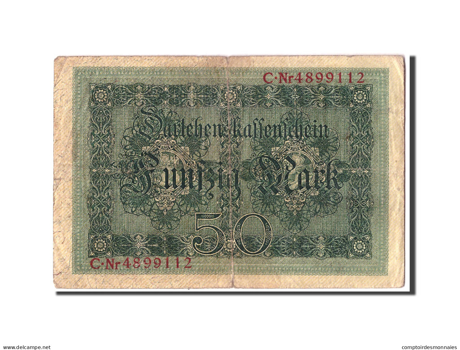 Billet, Allemagne, 50 Mark, 1914, 1914-08-05, KM:49b, B - 50 Mark