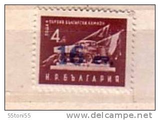 1955 Transport Truck Overprint  16st./4Lv  1v.-MNH   Bulgaria  / Bulgarie - Ongebruikt