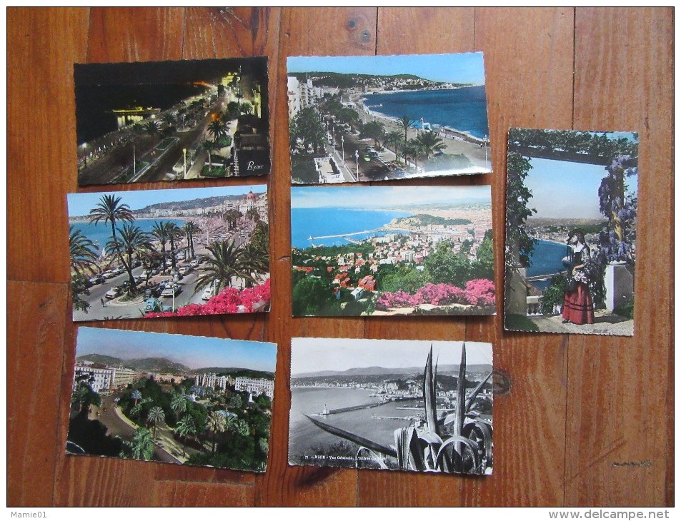 Lot De 7 Cartes Anciennes De Nice     ( Alpes Maritimes ) - 5 - 99 Cartoline