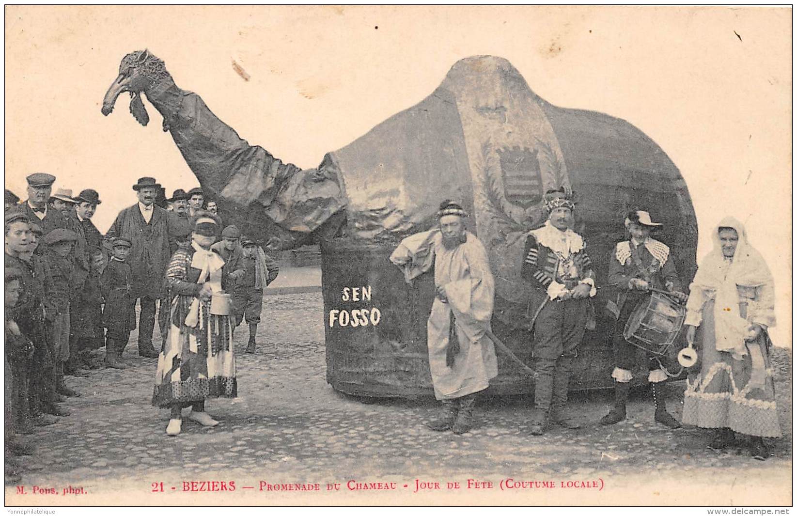 34 - HERAULT / Béziers - Jour De Fête - Promenade Du Chameau - Beziers