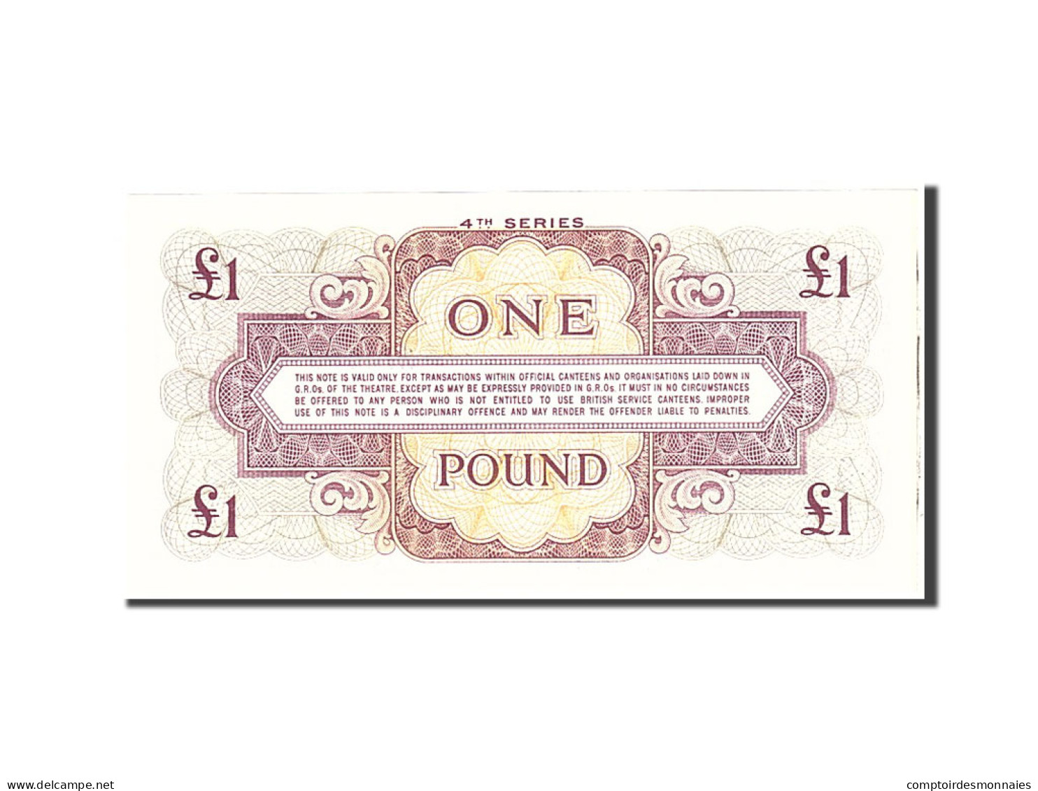 Billet, Grande-Bretagne, 1 Pound, Undated, KM:M36a, NEUF - Autorità Militare Britannica