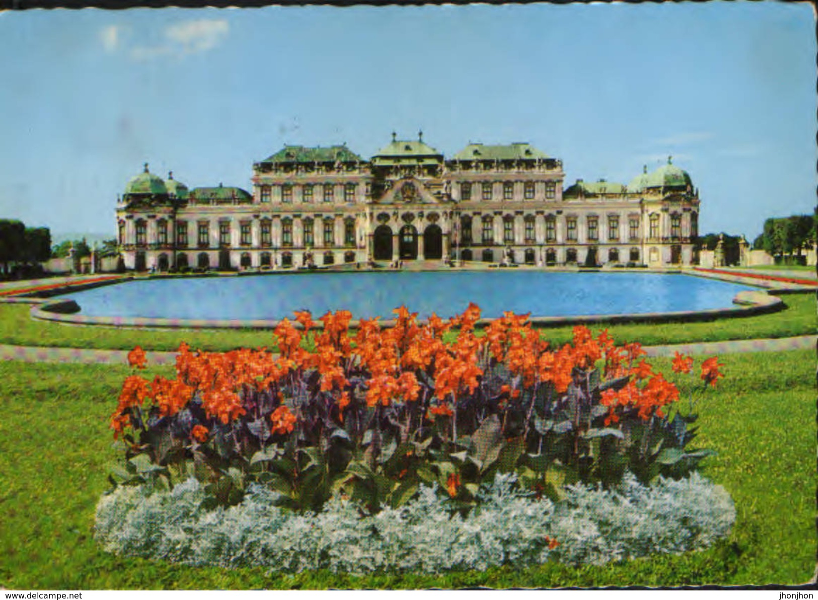 Osterreich - Postcard Circulated In 1972 - Vienne -  Belvedere - 2/scans - Belvedere