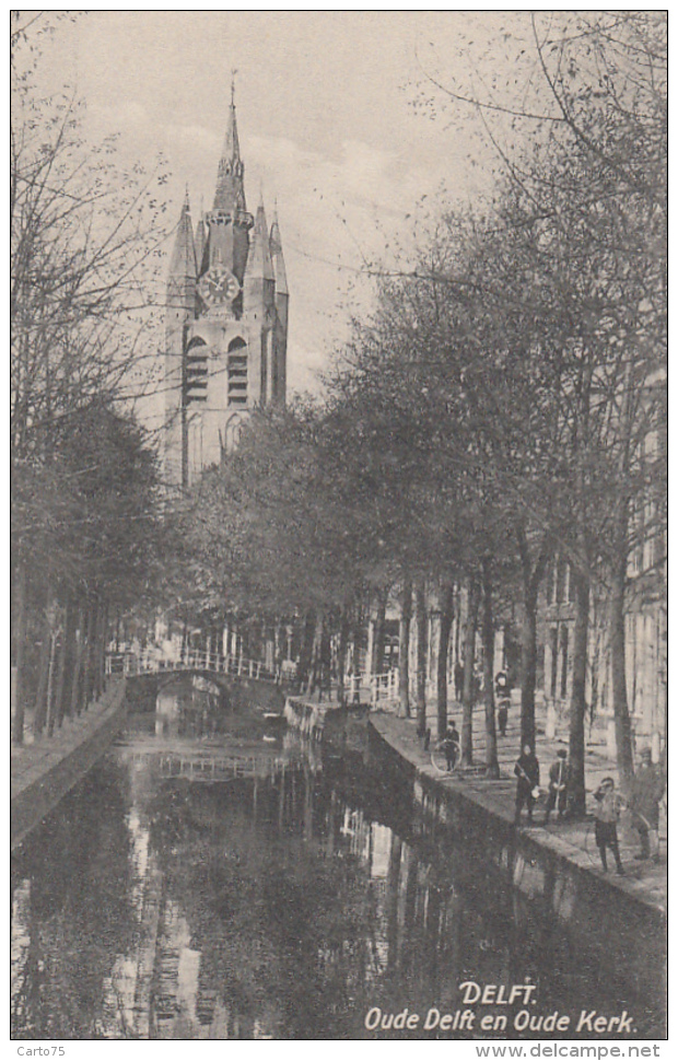 Pays-Bas - Delft - Oude Delft En Oude Kerk - Delft