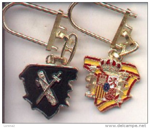 18-gc6. Llavero Mapa. Guardia Civil - Key-rings