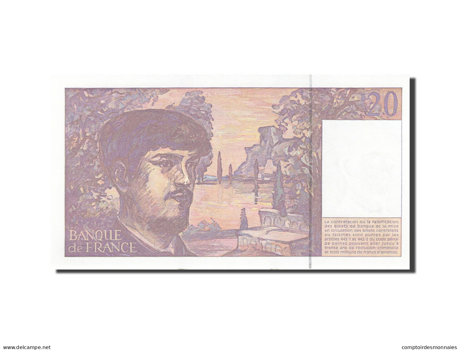 Billet, France, 20 Francs, 1980, 1997, SPL, Fayette:66 Ter.2, KM:151i - 20 F 1980-1997 ''Debussy''