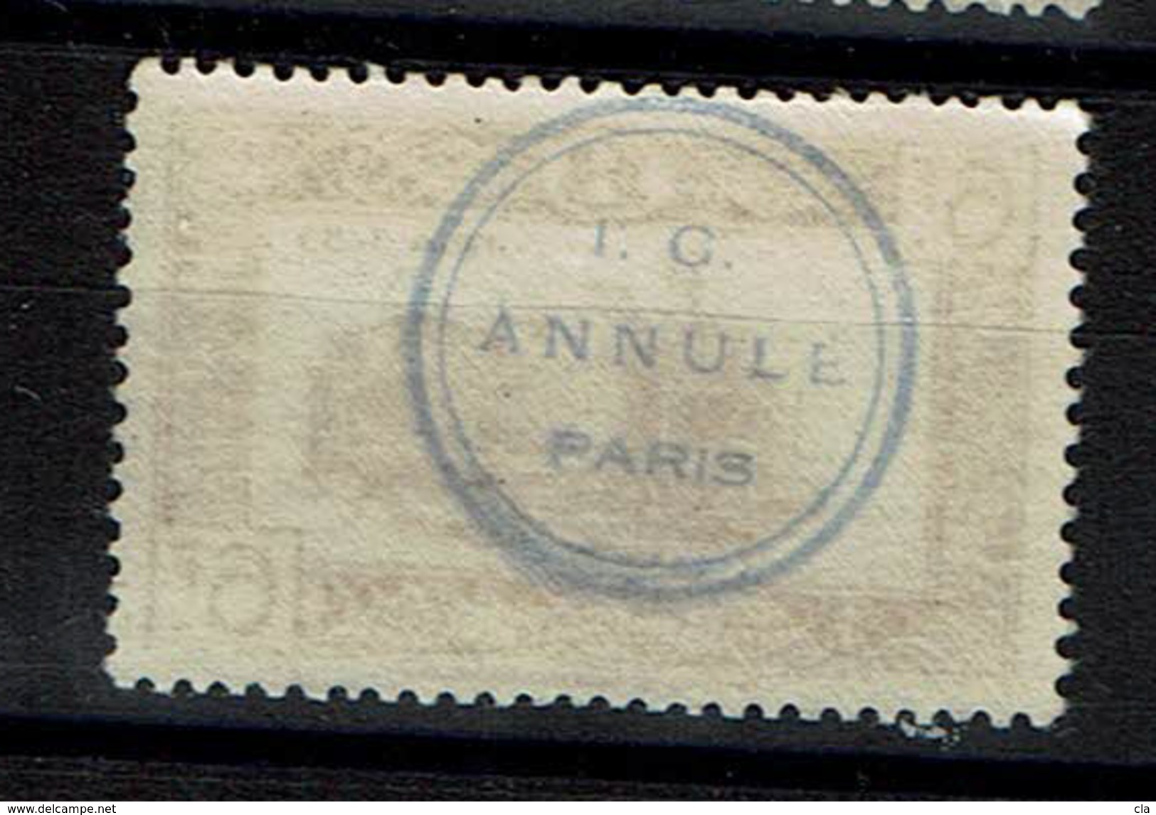 TR  314  **  Double Cercle  Annulé Paris Sur Gomme - Autres & Non Classés