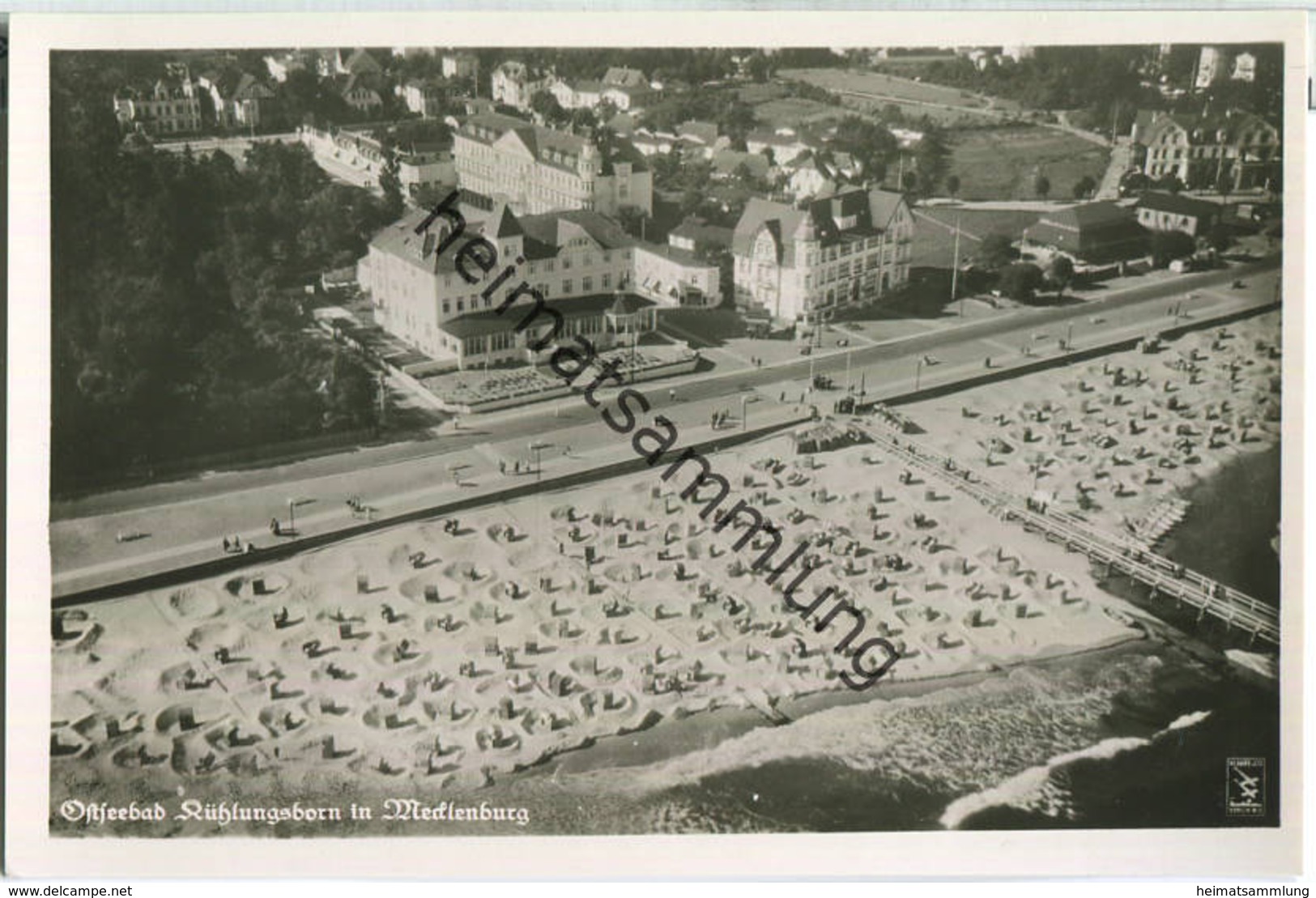 Kühlungsborn - Luftaufnahme - Foto-Ansichtskarte - Kuehlungsborn