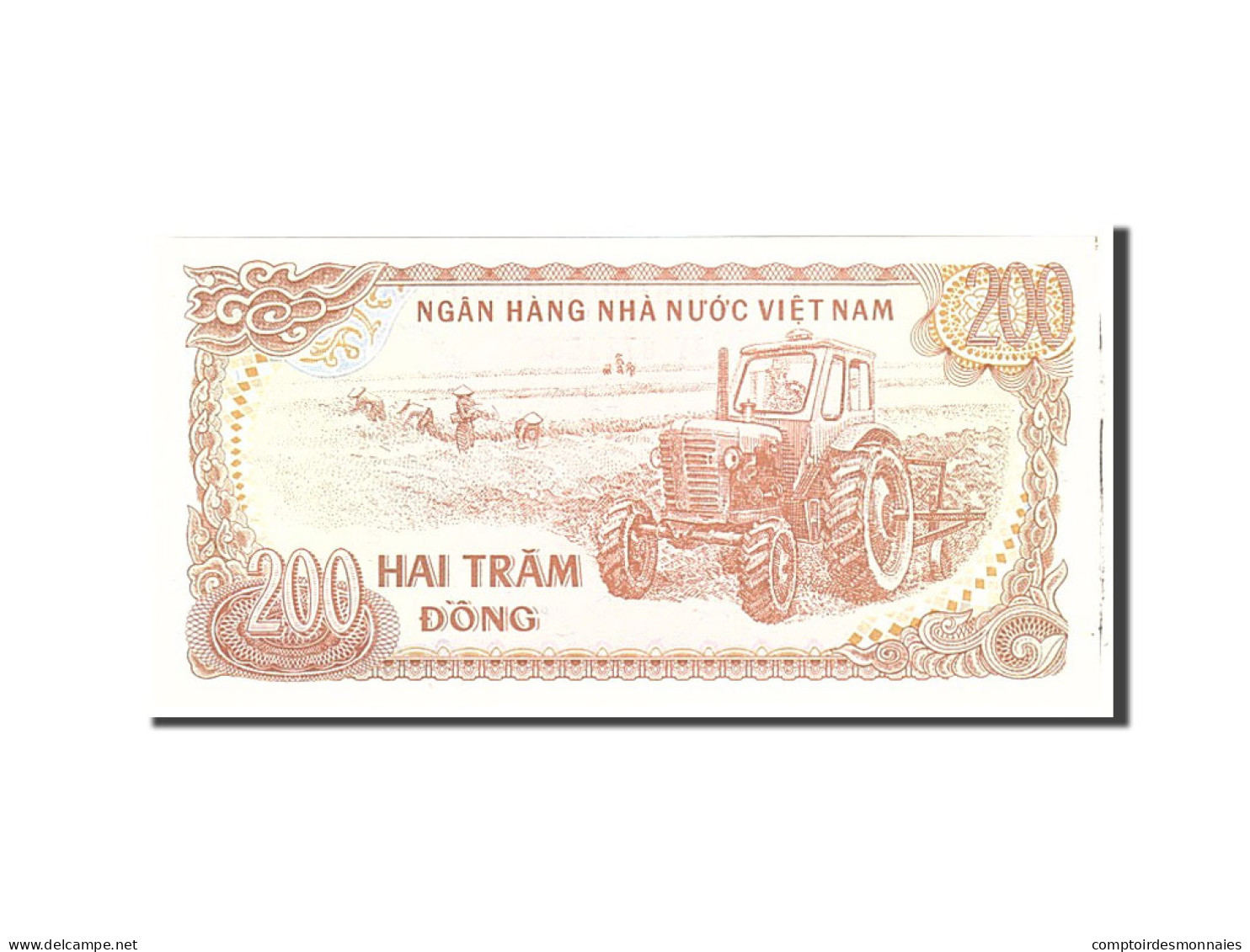 Billet, Viet Nam, 200 D<ox>ng, 1987, Undated, KM:100c, NEUF - Vietnam