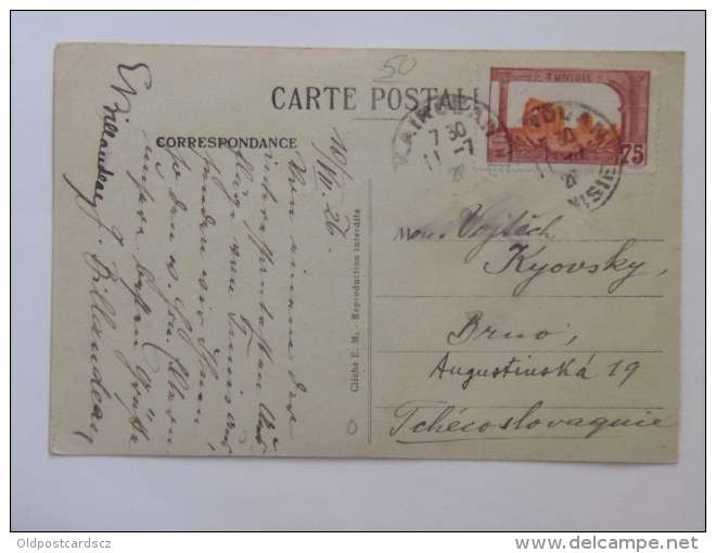 Tunisia Tunisie 210 Kairouan Bazar Bazaar 1926 - Briefe U. Dokumente