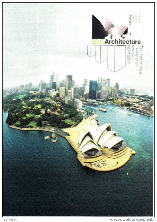 Australia 2007 Maxicard Scott #2712 $2.45 Sydney Opera House, Sydney - Architecture - Maximumkarten (MC)