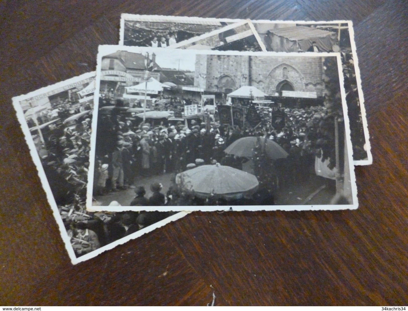 89 Yonne Cheroy Lot 3 Cartes Photos Exposition Agricole Agriculture - Cheroy