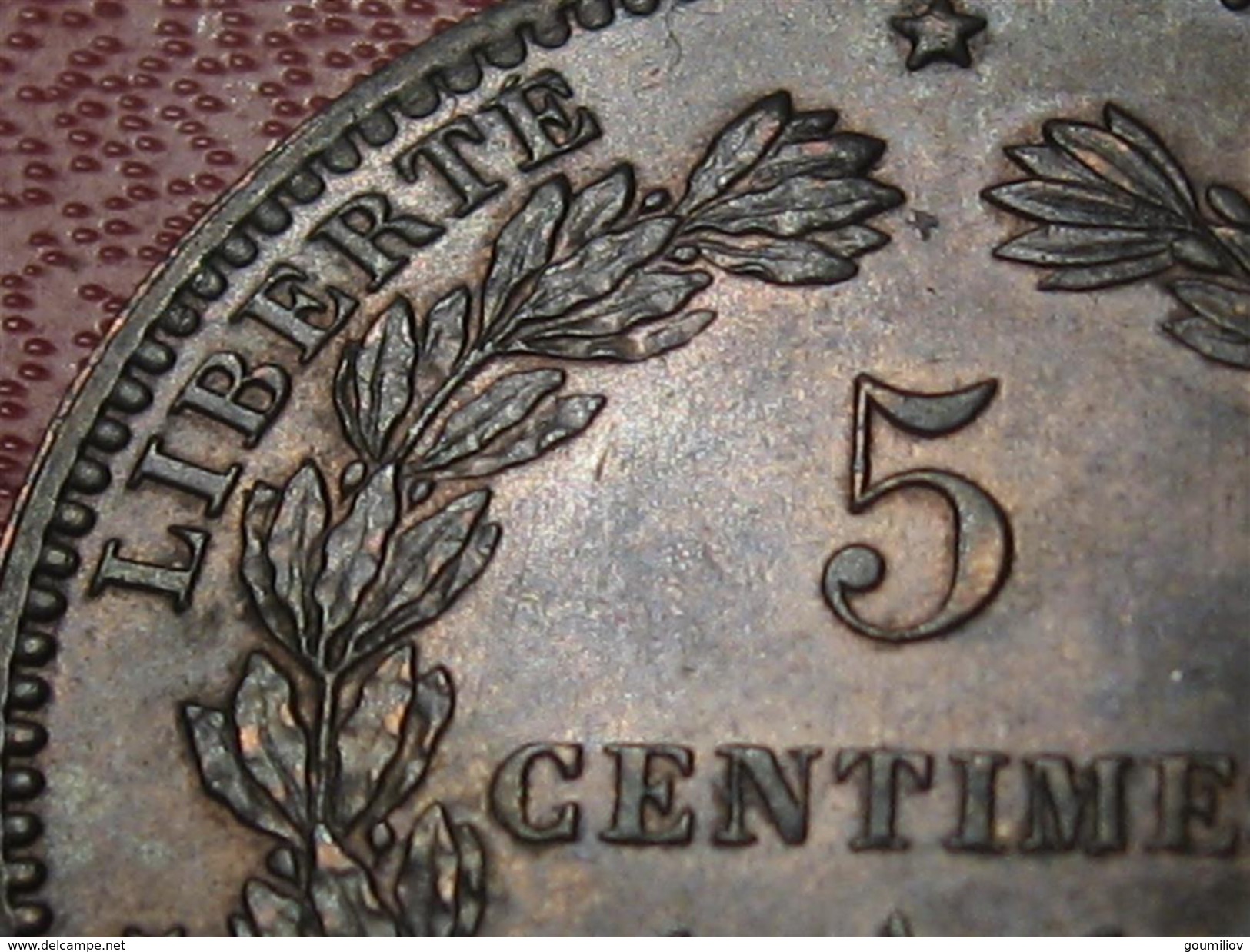 5 centimes Cérès 1872 A Paris 5333