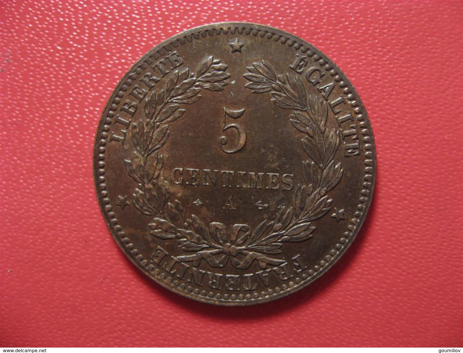 5 centimes Cérès 1872 A Paris 5333