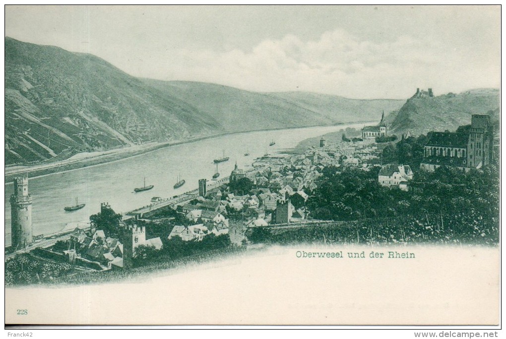 Allemagne. Oberwesel Und Der Rhein - Oberwesel