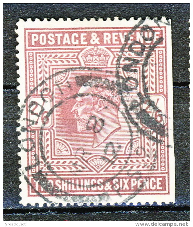 UK Edward VII 1902 N. 118 - 2,5 Scellini Violetto PERFIN Usato Cat. € 90 - Non Classés