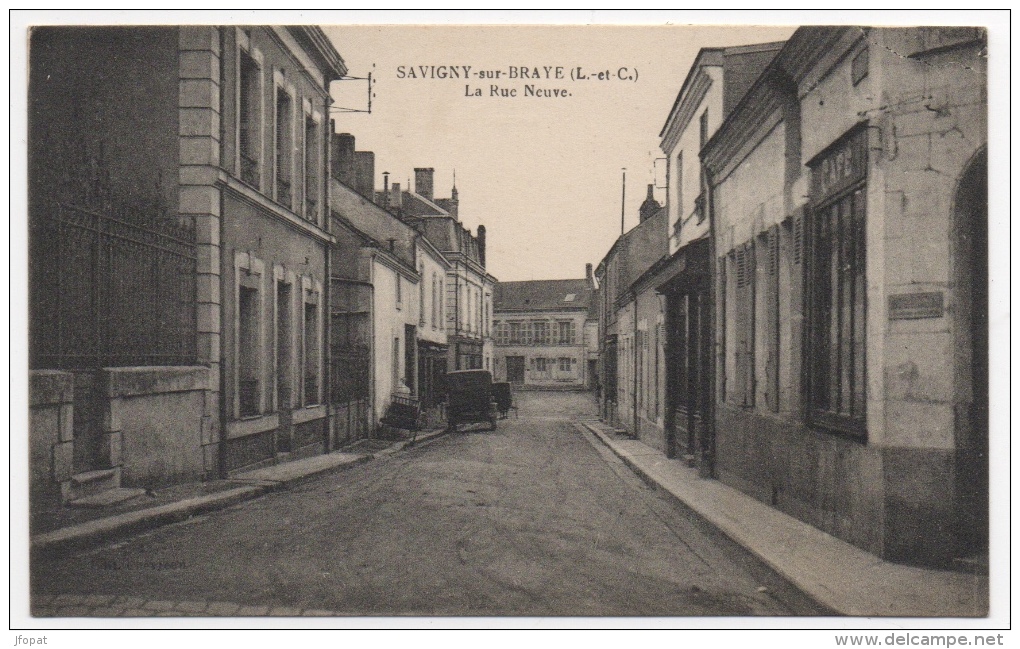 41 LOIR ET CHER - SAVIGNY SUR BRAYE La Rue Neuve - Vendome