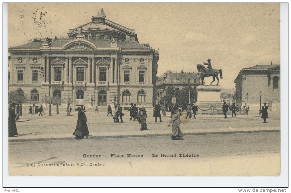 SUISSE - GENEVE - Place Neuve - Le Grand Théâtre - Genève