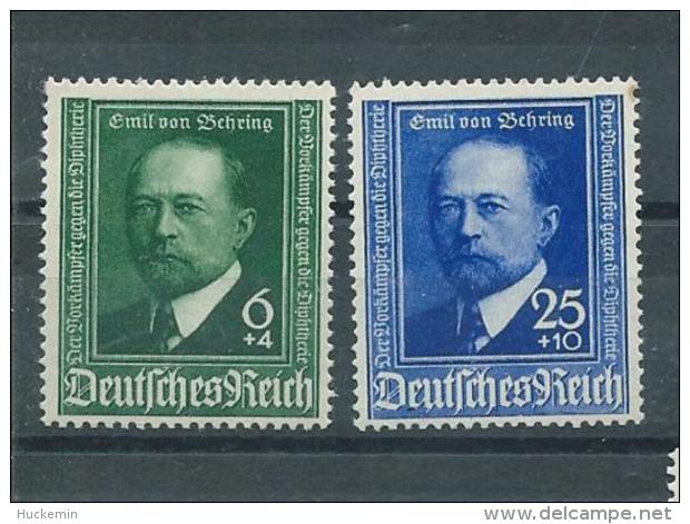 Deutsches Reich  Mi 760 - 761  Emil Von Behring  Postfrisch - Ongebruikt