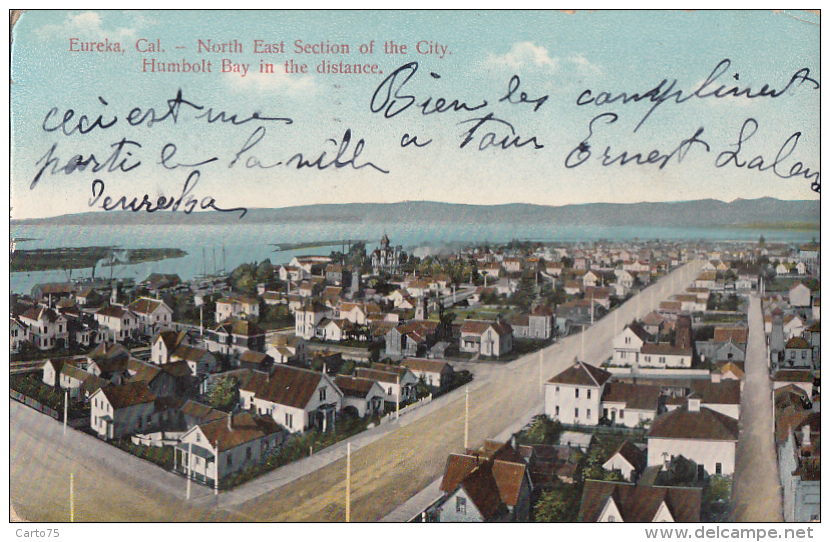 Etats-Unis - California - Eureka - North East Section Of The City - Humbolt Bay In The Distance - Autres & Non Classés