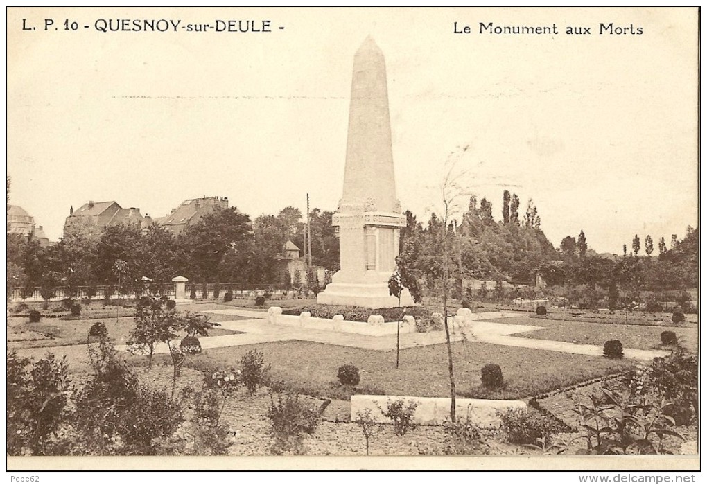 Quesnoy Sur Deule-monument Aux Morts 1914-1918-cpa - Sonstige & Ohne Zuordnung