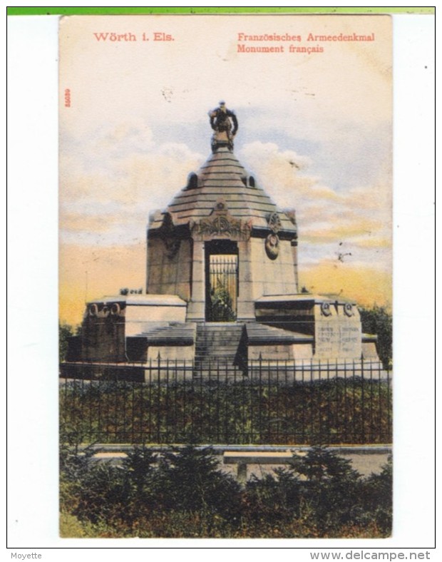 CPA-ALLEMAGNE-WÖRTH-WOERTH I.EIS-MONUMENT FRANCAIS- - Woerth