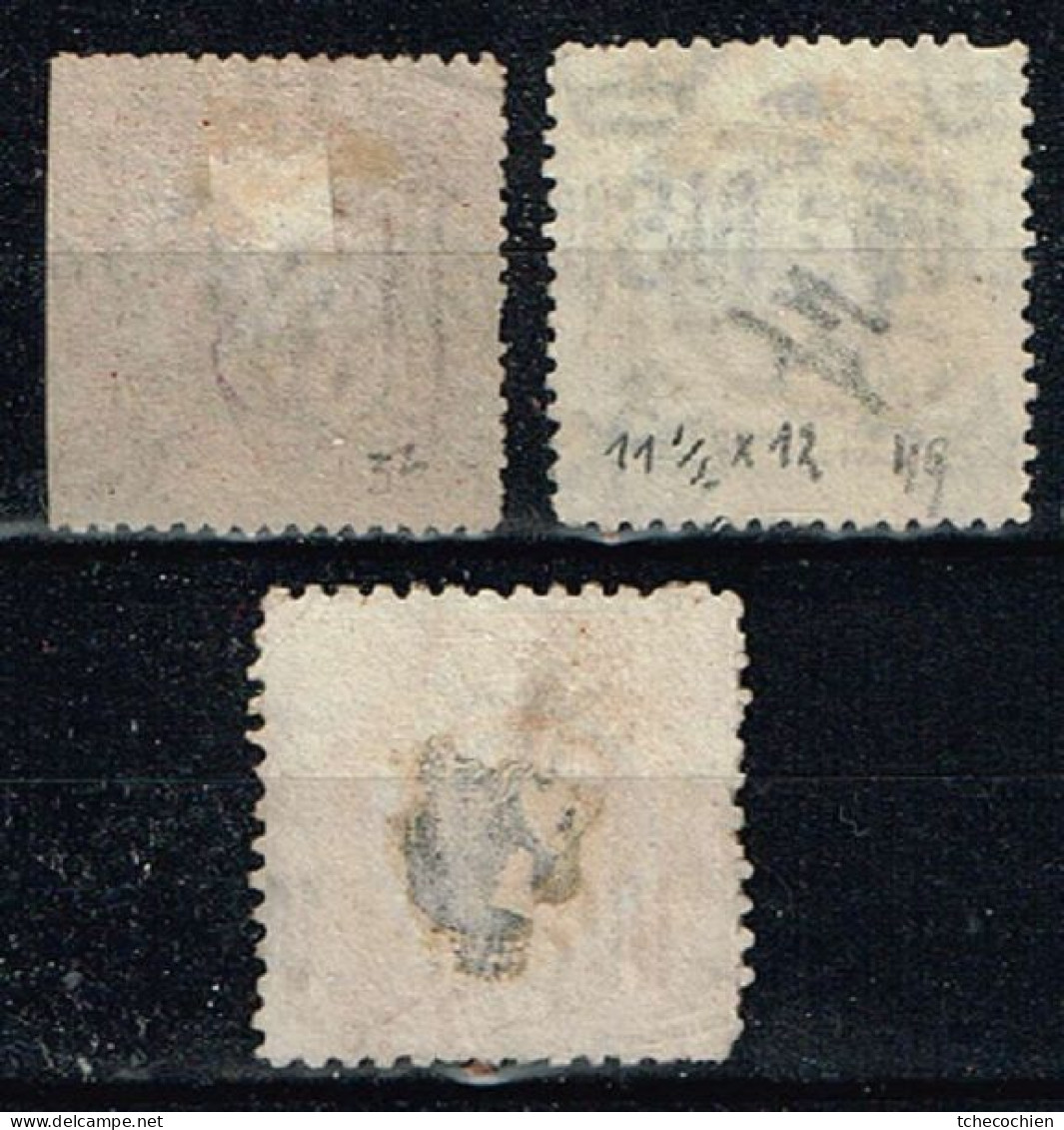 Nouvelle-Galles Du Sud - Y&T N° 32, 49, 51, Oblitérés. N° 32 Côté Droit Dents Manquantes - Used Stamps