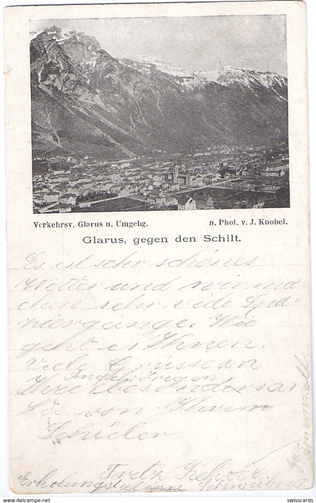 GLARUS Gegen Den Schilt 1901 - Autres & Non Classés