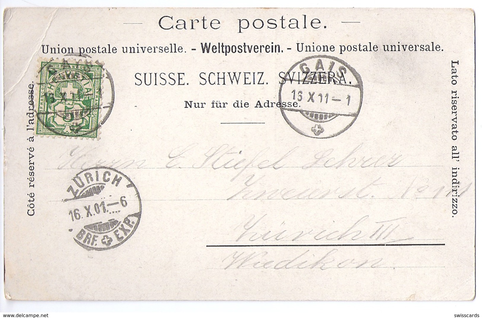 GLARUS Gegen Den Schilt 1901 - Autres & Non Classés