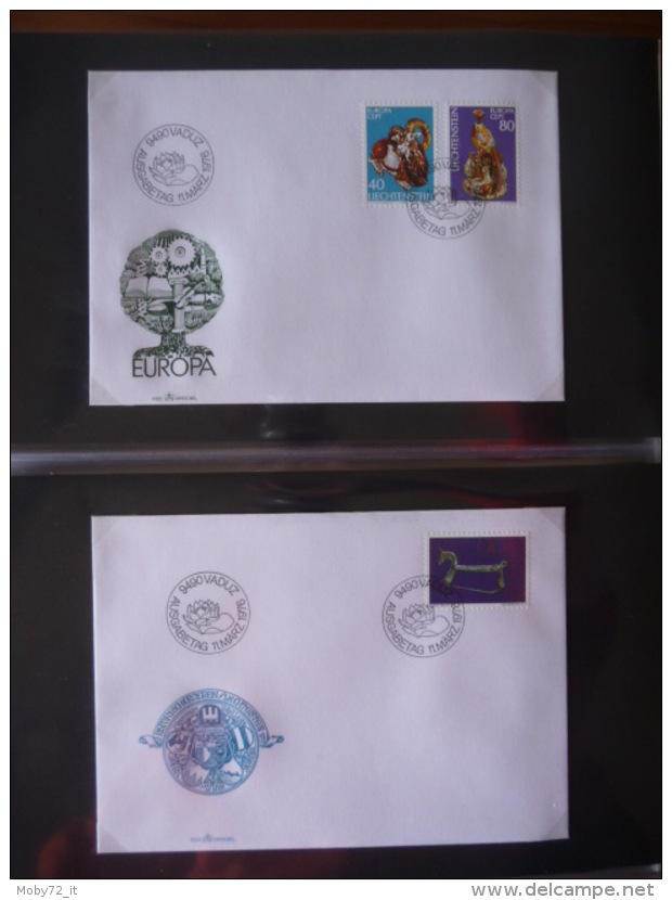 Collezione FDC Liechtenstein 1966/77 (m200)