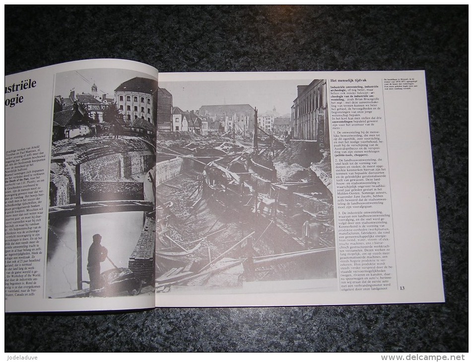 EN TOEN KWAM DE MACHINE ONTMOETING MET DE INDUSTRIELE ARCHEOLOGIE Regionalisme Fabriek Glas Steenkolenmijn Textiel - Archéologie