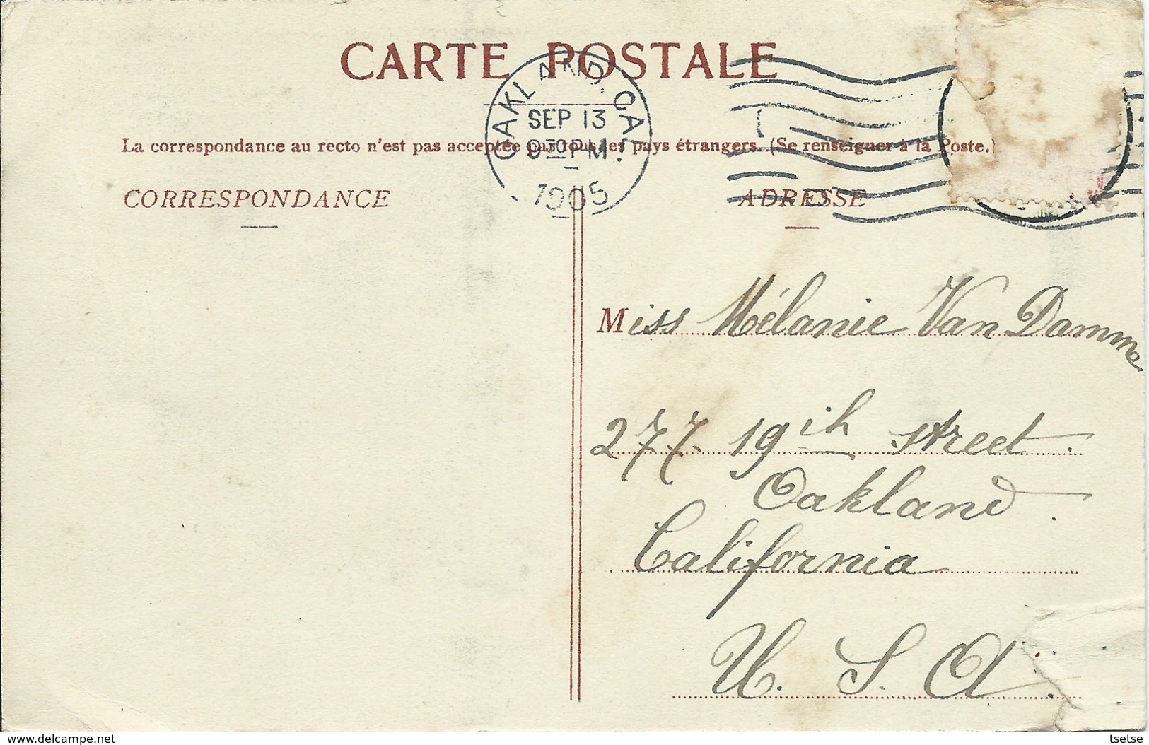 Herzele - Kasteel / Château - 1905 ( Verso Zien ) - Herzele