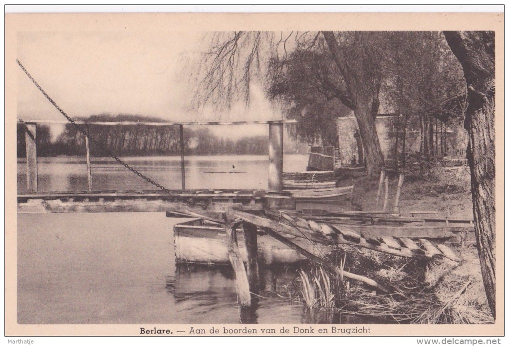 Berlare - Aan De Boorden Van De Donk En Brugzicht - Berlare