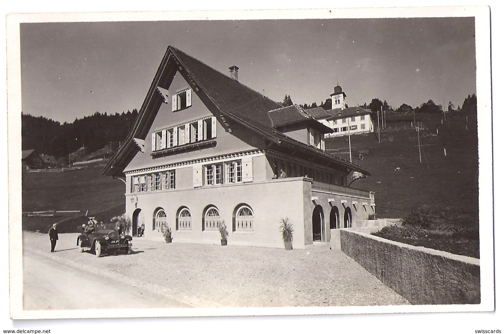 NEU-INNERTHAL: Gasthaus Stausee Mit Oldtimer ~1930 - Innerthal