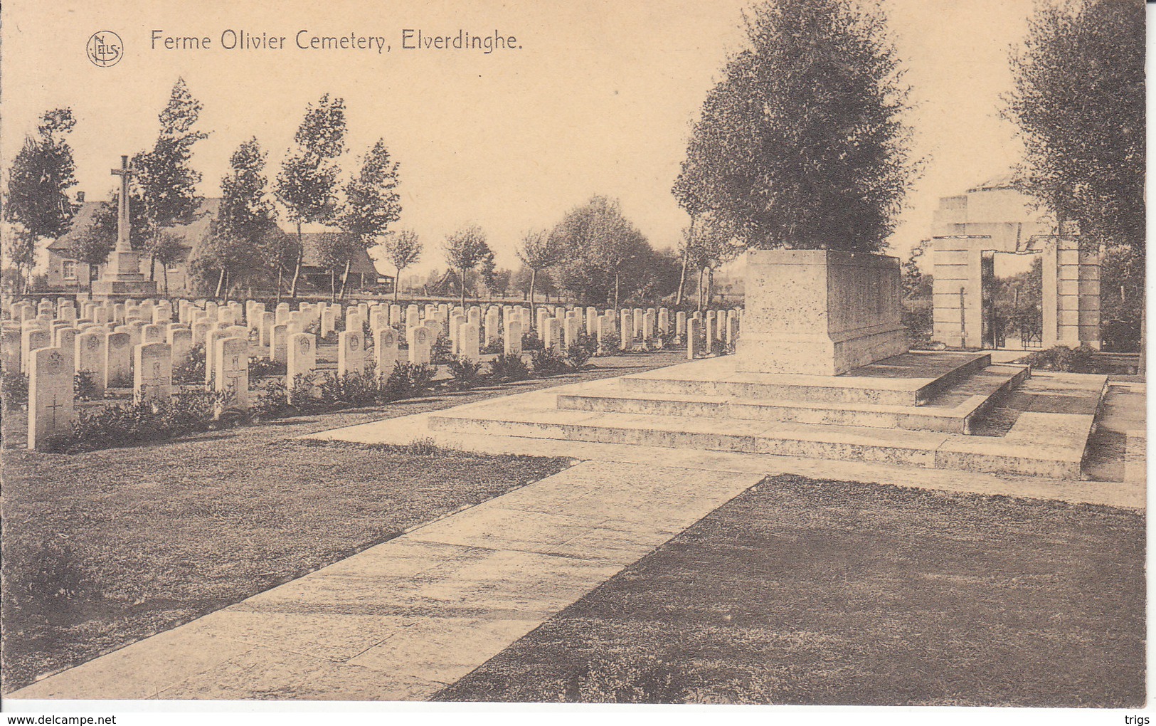 Elverdinghe - Ferme Olivier Cemetery - Ieper