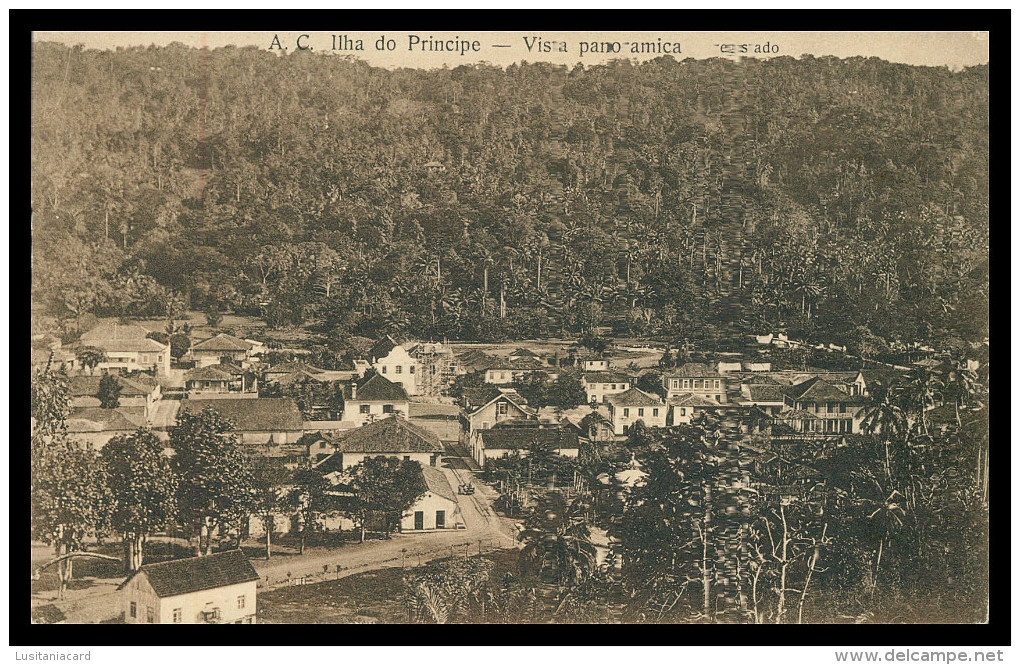 SÃO TOMÉ E PRÍNCIPE - A.C. Ilha Do Principe - Vista Panoramica. Carte Postale - Sao Tome Et Principe