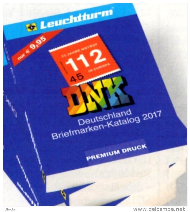 DNK Leuchtturm 2017 Deutschland Netto Briefmarken Katalog Neu 10&euro; Germany D: DR Saar Memel Danzig SBZ DDR Berlin AM - Autres & Non Classés