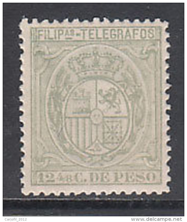 Filipinas Telegrafos 1894 Edifil 52 ** Mnh - Otros & Sin Clasificación