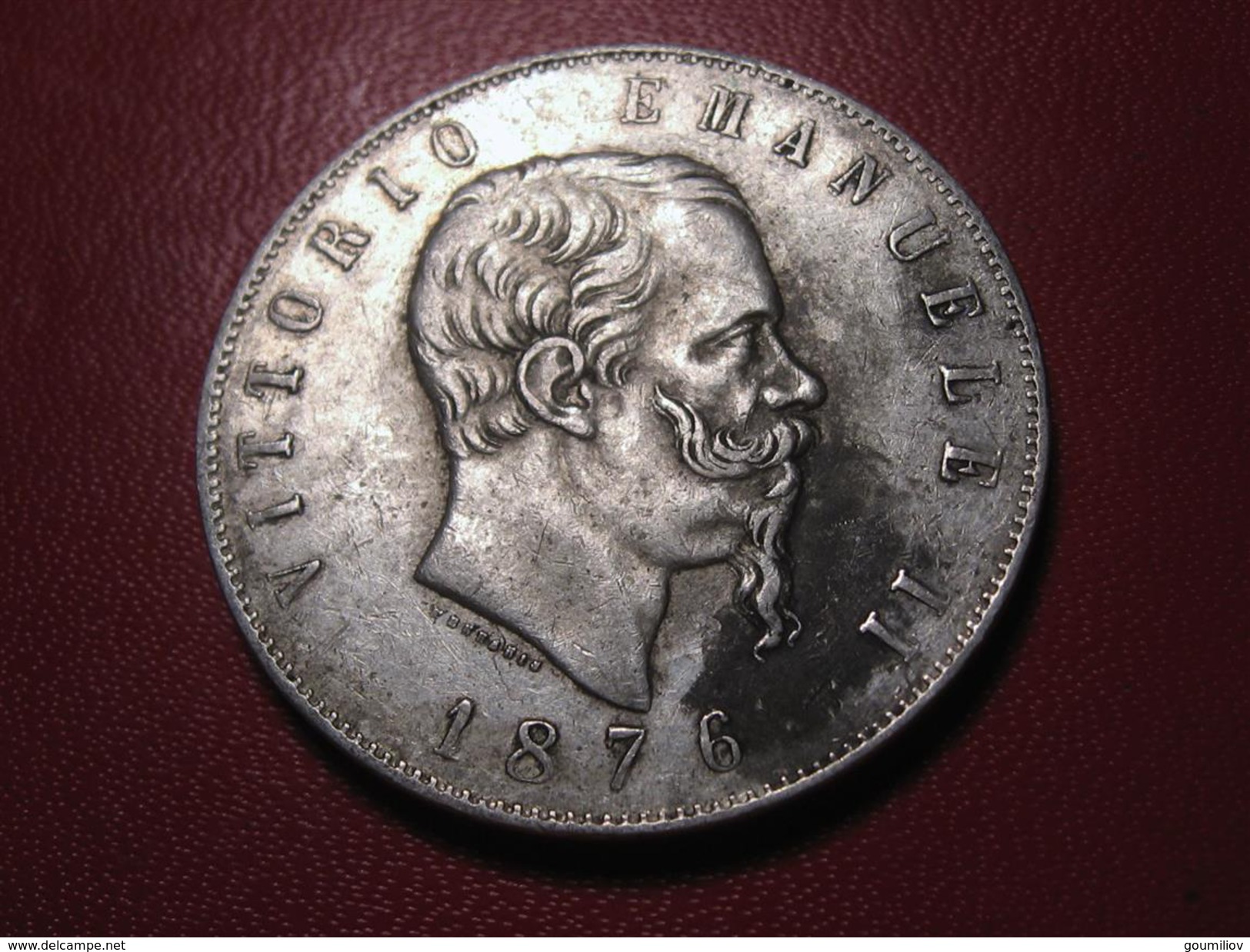 Italie - 5 Lire 1876 R Rome 5728 - 1861-1878 : Victor Emmanuel II