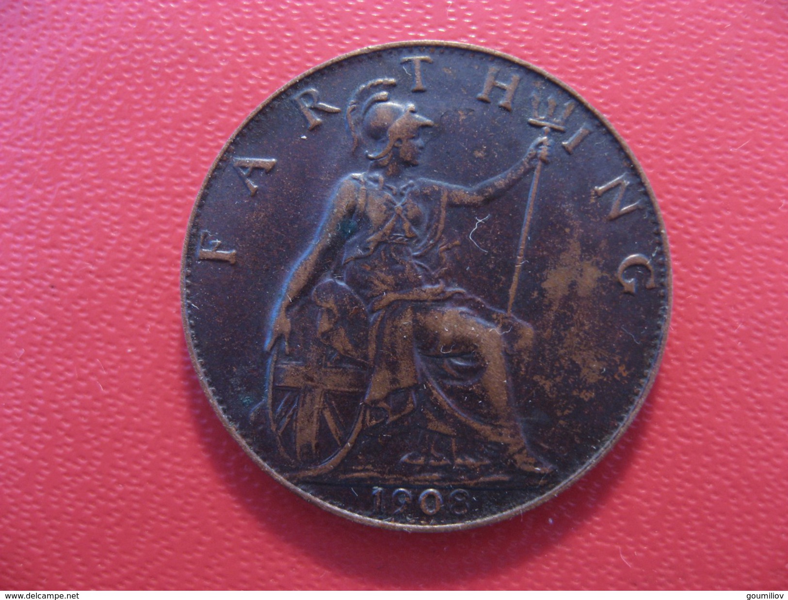 Grande-Bretagne - UK - Farthing 1908 Edward VII 3634 - B. 1 Farthing