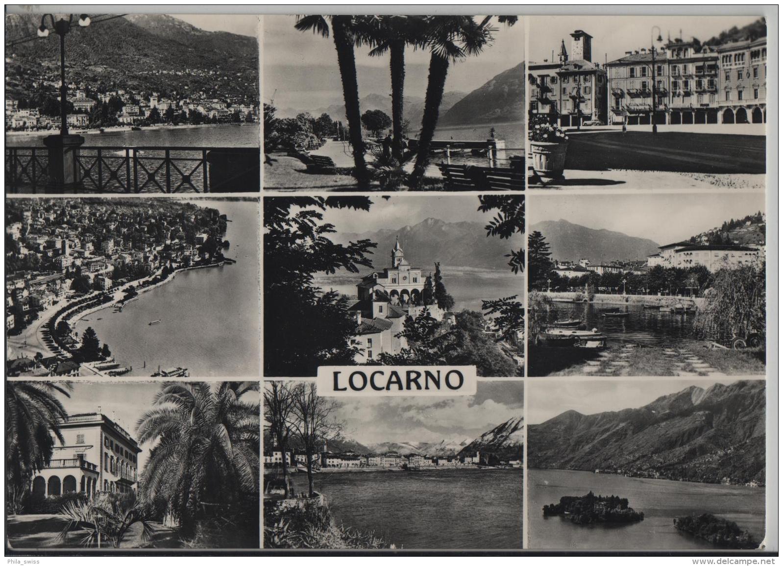 Locarno - Multiview - Stempel: Orselina - Photo: Dipl. V. Vicari - Orselina