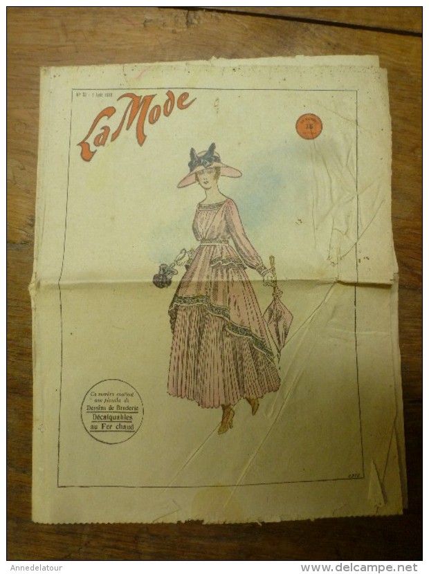 1916  LA MODE  ; Le Supplice Des Mouches ; Etc - Patronen