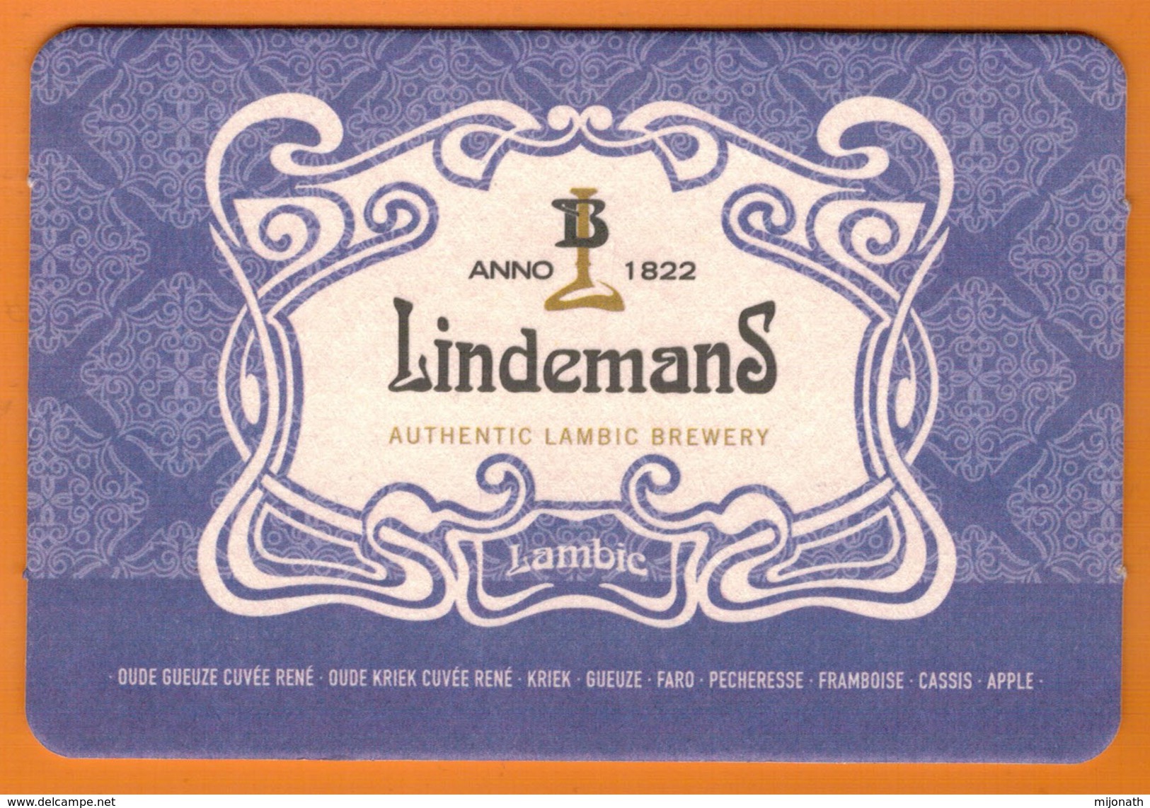 Ac-Sous Verres (bocks) Lindemans - Beer Mats