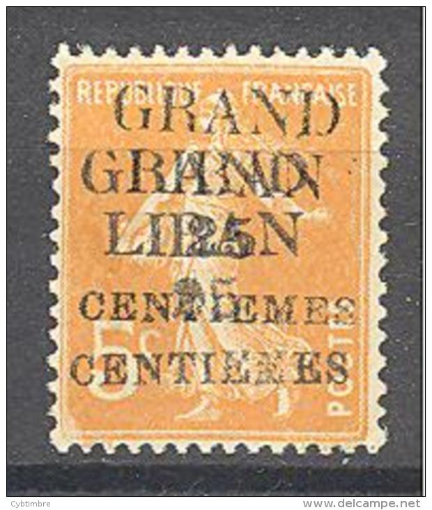 Grand Liban: Yvert N°2a**; MNH; Rare; Double Surcharge, Mais Faux - Neufs