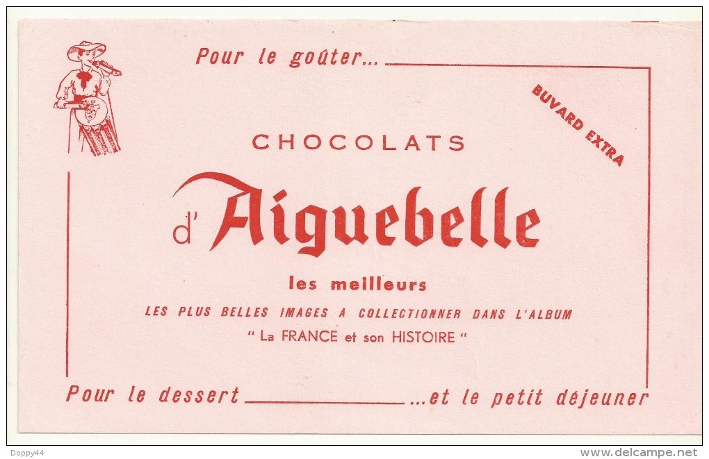 BUVARD NEUF SUPERBE  THEME CHOCOLAT  AIGUEBELLE - Cacao