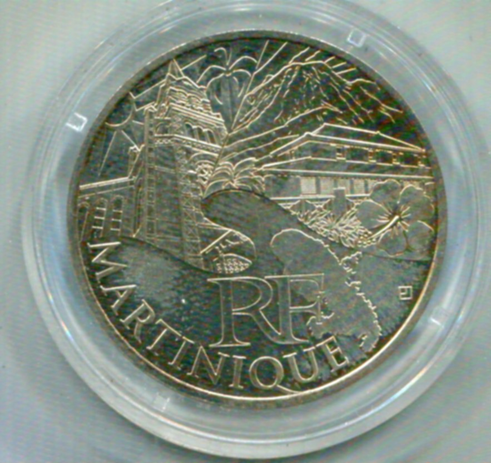 FRANCIA 2011 , 10&euro; PLATA  MARTINIQUE - France