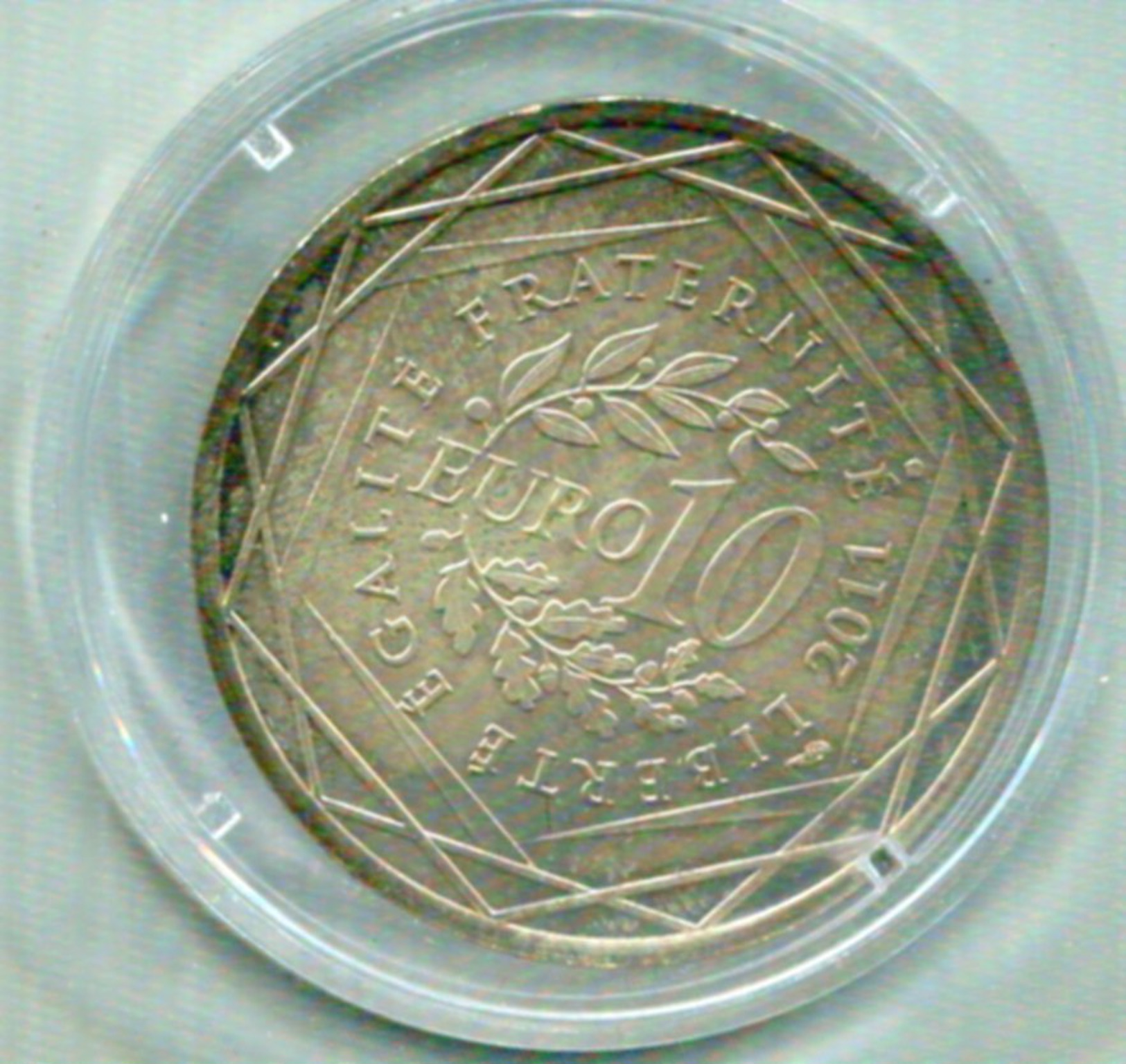 FRANCIA 2011 , 10&euro; PLATA  CORSE - France